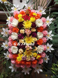 Funeral Floral Wreath 042 - G & J Florist