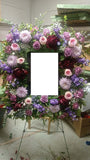 Funeral Floral photo wreath 046