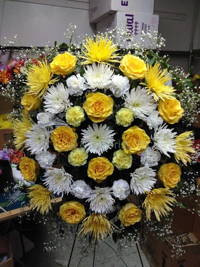 Funeral Floral Wreath 012 - G & J Florist