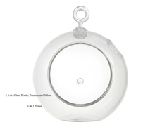 将图片加载到图库查看器，4.5-in. Clear Plastic Terrarium Globes - G &amp; J Florist
