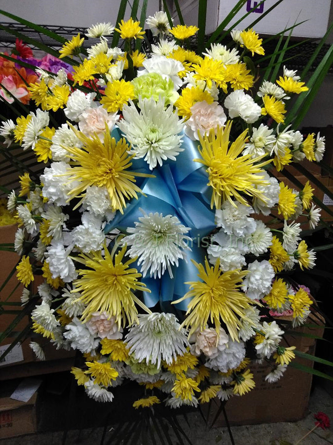 Funeral Floral Wreath 001 - G & J Florist