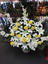 Load image into Gallery viewer, Funeral Floor Baskets 006 / BASKET#150YRWL-2G - G &amp; J Florist
