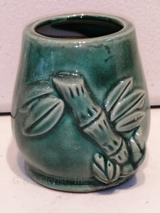 Green Bamboo planter - G & J Florist