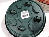 11.5 inch Plastic Planter Trolley with 4 wheels (color: Green, Gray, Terracotta) - G & J Florist