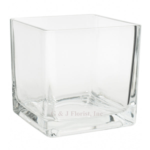 Square Clear Glass Vases collections - G & J Florist